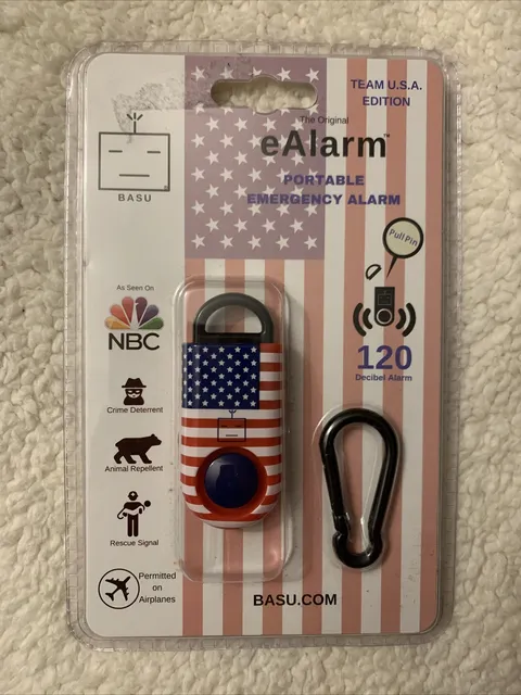 eAlarm Portable Emergency Alarm Crime Deterrent Animal Repellent Rescue Signal￼