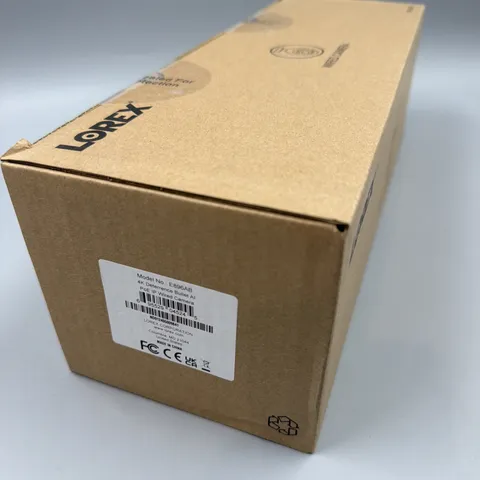 LOREX 4K Deterrence Bullet AI PoE IP Wired Camera White E896AB -New