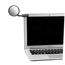 Watch-It – Monitor Mirror, Clip-On Cubicle, Computer Rear-View mirror, Convex