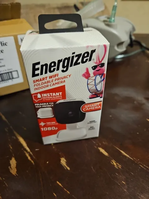 Energizer WIFI Smart Camera Indoor  1080p Wired Motion Alerts Mic Speaker M SD