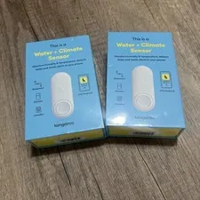 NEW Sealed Kangaroo A0004 Water Leak Detector WiFi Home Security System 2-Pack
