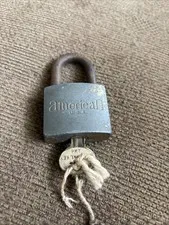 American U.S.A. Padlock with Key