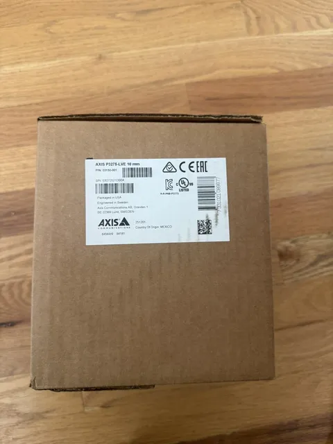 AXIS P3275-LVE 10mm Dome IP Security Camera p/n 03150-001