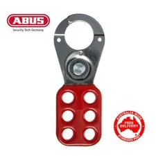ABUS 25mm Safety Lockout Hasp RED H701-AB701RED-Free Post