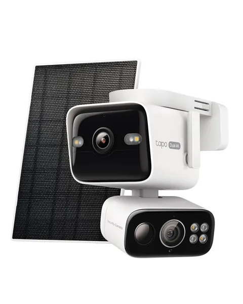 Tapo 4K Dual Lens Pan/Tilt Security Camera Wireless Outdoor, C675D KIT