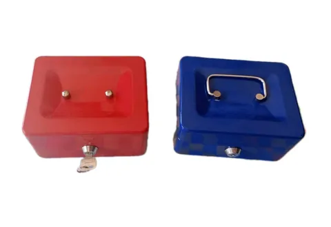 Pair of 15x8x12 Value Boxes Money Boxes Gold Objects Documents