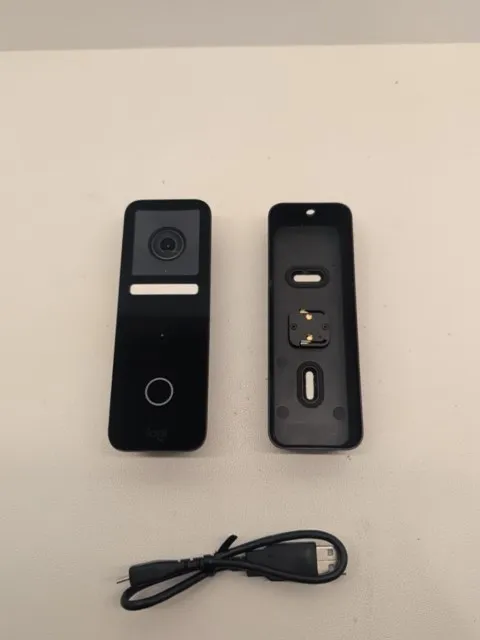 Logitech Circle View Video Doorbell Wireless Camera with Mount Black