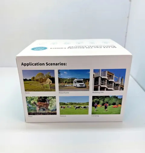 NEW Ebitcam 4G LTE Cellular Security Camera Outdoor Solar (Panel Included) 2k