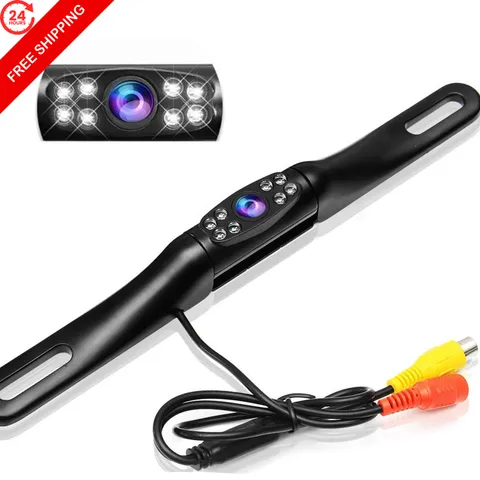 Kairiyard License Plate Backup Camera, Waterproof Camera-Black