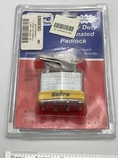 Baton Zinc Plated Laminated Steel Heavy Duty Padlock KP152449-D 1-3/4in