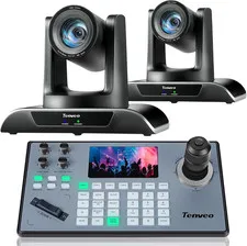 PTZ Camera and Controller Bundle/Kits -20X AI Humanoid & Face Auto-Tracking PTZ