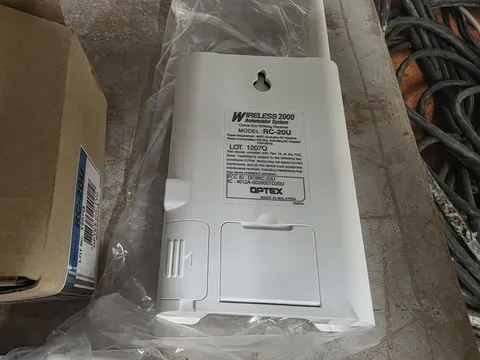 Optex Chime Box With Relay Receiver P/N RC-20U Used
