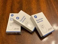 (3) BRAND NEW ADT KEYCHAIN REMOTES, SECURITY REMOTE, WHITE, SKF3R0-29, ALL NEW!
