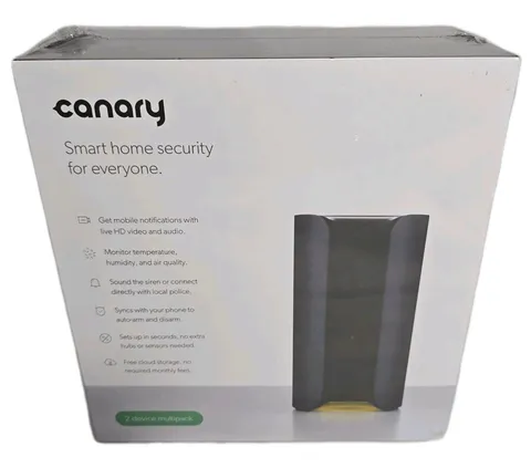 Canary 2-Pack HD Security Cameras – NEW SEALED + Night Vision