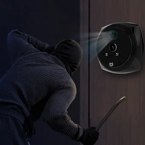Wired Video Intercom System Visual, Video Doorbell Door Phone System, Doorbell V