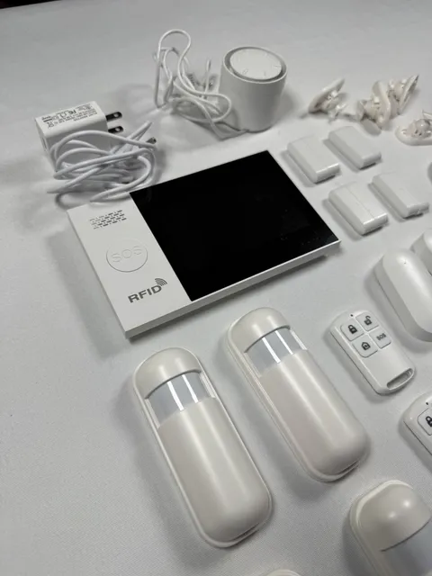 Tuya Complete Alarm System RFID APP Remote Control High Decibel White