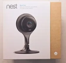 Nest Cam Indoor Wi-Fi IP Security Camera 1080p Wall Mount Wall Plug-In