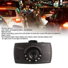 Full HD 1080P Wide Angle Car Dash Cam Loop Recording For Vehicle Driving Recorde