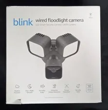 Blink Wired Floodlight Security Camera - New Open Box