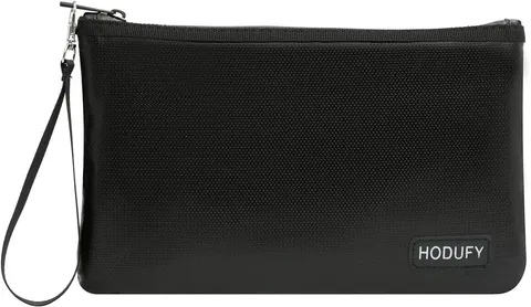 Fireproof Money Bag (2000℉), Fireproof Document Bags, Bank Cash Bag with Zipper 
