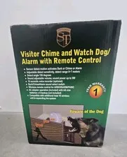 Electronic Barking Dog Alarm EWD-1 Home Burglar Security System With REMOTE NIB