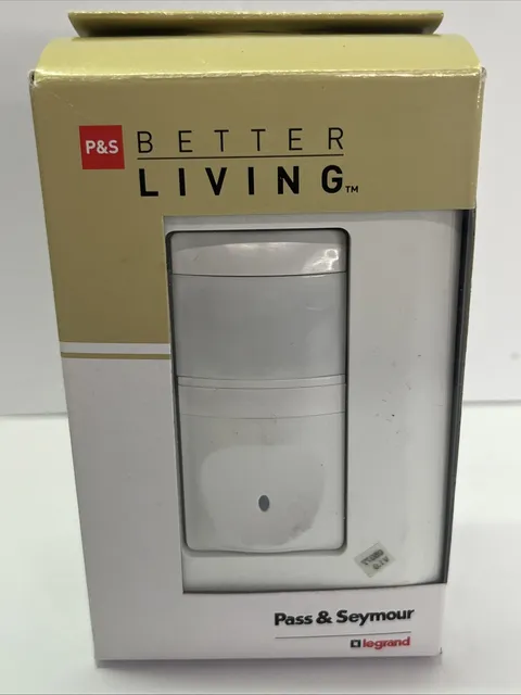 Pass & Seymour RW500B-WCC4 Occupancy Sensor: 120V -Incandescent Loads White New