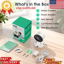 Smart Mini WiFi Camera Indoor Security Baby Pet Monitor 1080P Night Vision 2-Way