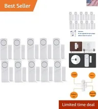 Wireless Magnetic Sensor Home Security Alarm Kit - Easy DIY Installation
