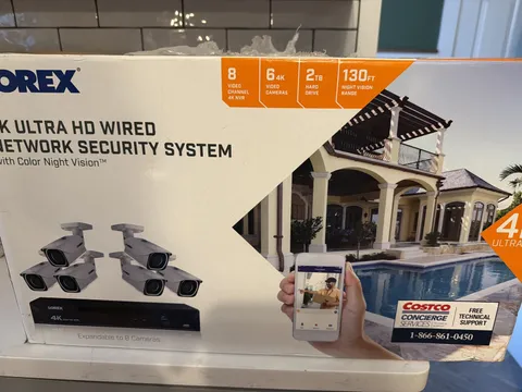 Lorex 4K Ultra HD Wired Network Color Night Vision IP Security Cameras (NEW)