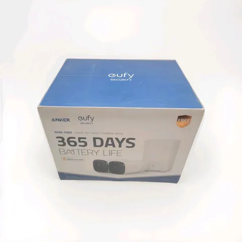 ANKER EUFY SECURITY 2 CAMERA KIT - eufyCam2 1080P 365 Day Battery T81141D1 - New