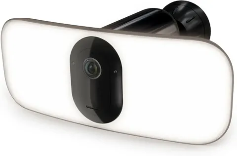 Floodlight Security Camera Wireless Outdoor 2K No Wiring - Arlo Pro 3, Rechargea