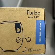 Furbo Mini 360 2K QHD Pet Camera & Treat Dispenser (White)