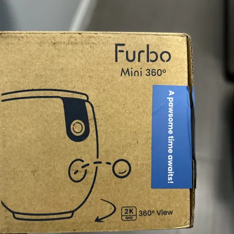Furbo Mini 360 2K QHD Pet Camera & Treat Dispenser (White)