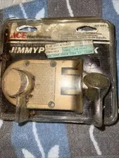 Vintage Single Cylinder Jimmy Proof Model 52875 Double Door Entry
