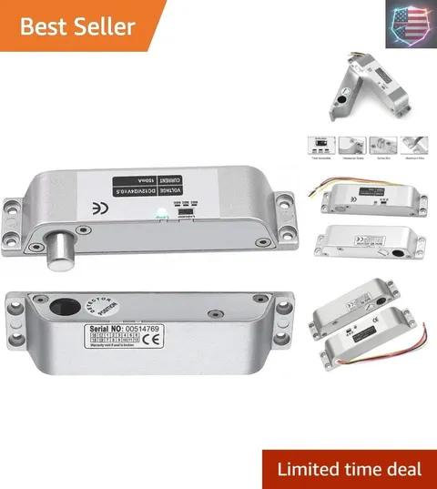 Electric Drop Bolt Lock DC 12V Fail Safe NC Mode Electronic Door Lock for Acc...