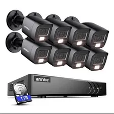 ANNKE DW81KN 8CH DVR 1080P + 8 Camera Security System 1TB HDD