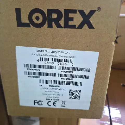 Lorex LBV2531U-C4B 4-Pack 1080p Wired IR Night Vision Bullet Cameras