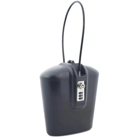 Impact-Resistant Portable Safe with Key & Combo Lock