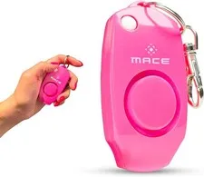 Mace Personal Safety Alarm - Loud 130db Siren, Built in Emergency Whistle, Easy