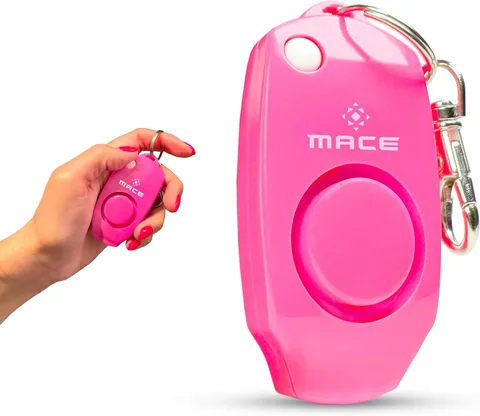 Mace Personal Safety Alarm - Loud 130db Siren, Built in Emergency Whistle, Easy