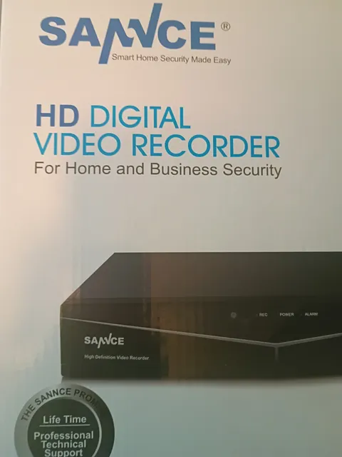SANNCE 4CH/8CH/16CH 1080P Lite 5in1 DVR Recorder Video fr Security Camera System