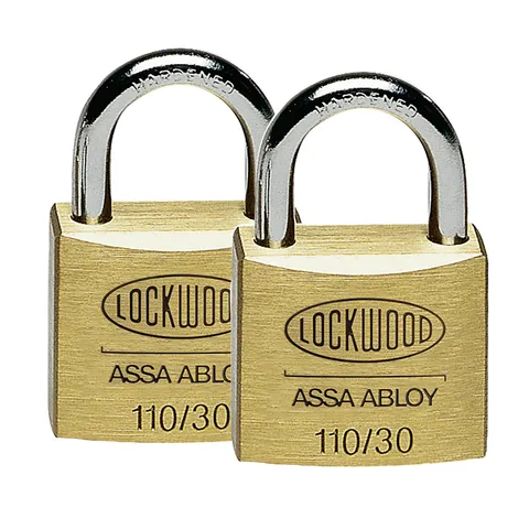 Lockwood 30mm Solid Brass 110 Series - 2 Pack