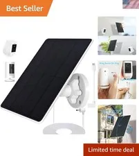 Ring Solar Panel for Stick Up Cam & Spotlight Battery – Waterproof, Easy Install