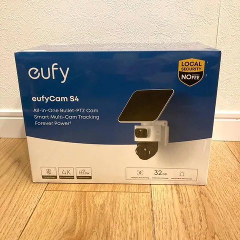Anker Eufy eufyCam S4 2-in-1 Outdoor Security Camera 4K Fixed 2K Tracking Solar