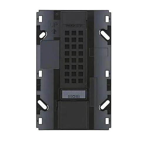 Aiphone Intercom Doorphone Entrance Unit with Alarm Display Panel-less Flush