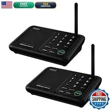 Wuloo Intercoms Wireless Home 1 Mile (5280 Feet) Range 10 - Channel, Wireless