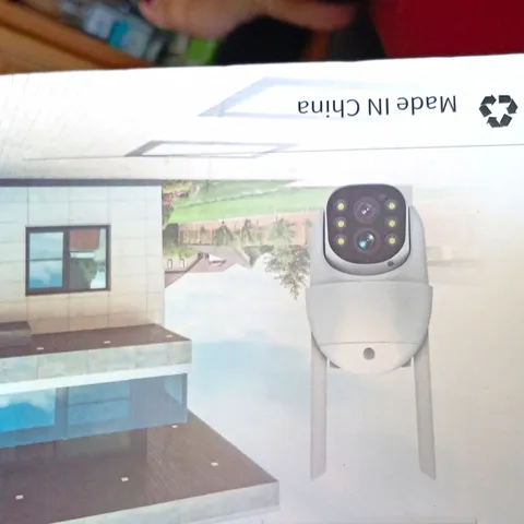 WESECUU PTZ 360° 1080p Wireless Wi-Fi IP Camera Color Night Vision Tracking