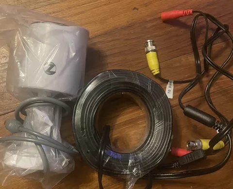 Night Owl Wired HD Security Camera W/ 60 Ft BNC Video Power Cable 