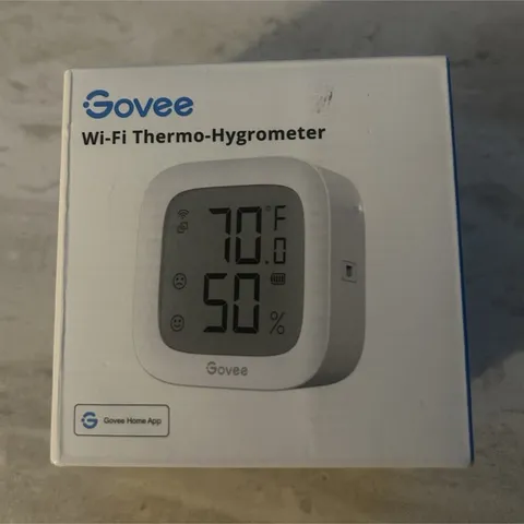 Govee Wi-Fi/Bluetooth Thermo-Hygrometer Indoor App Monitor Alerts Data Storage