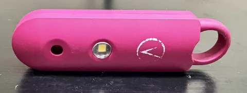 Vantamo Personal Alarm Mulberry Color USB Rechargeable Safety Device 130 dB
